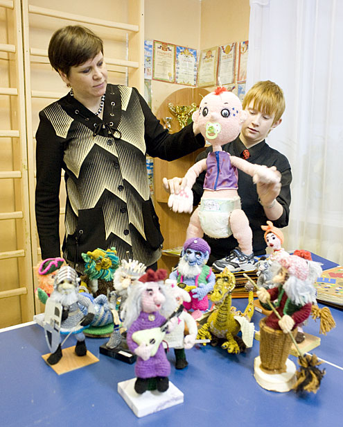 Рыцари, представленные семейством Супликовых на фестиваль мам, всего лишь малая часть коллекции семейных творений 
