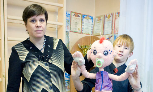 Елена Супликова с сыном