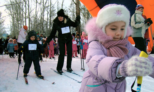 Лыжня России-2010 в Ревде