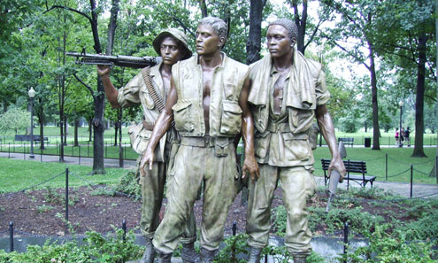 Мемориал ветеранам войны во Вьетнаме.