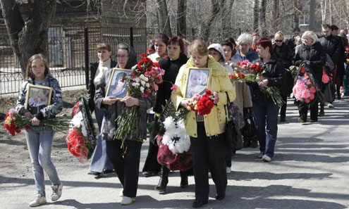 Анна Косова и две ее дочери похоронены 
