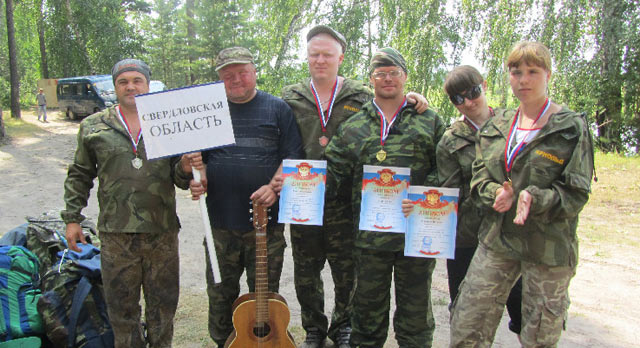 Ревдинцы заняли все призовые места на Всероссийском турслете