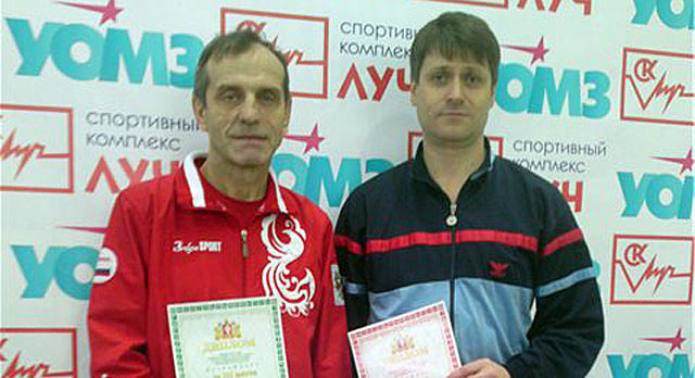 В беге на 60 метров Леонид Безбородов показал третий результат, а первое место занял Алексей Василенко.