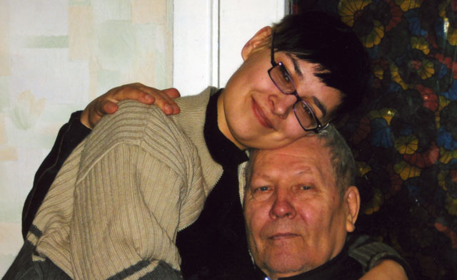 2010 г., с дочерью Екатериной.