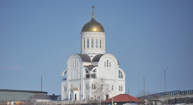 И так храм выглядит сегодня. Фото// архив revda-info.ru